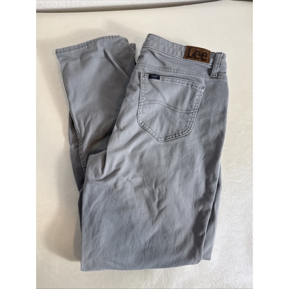 LEE WOMEN'S SZ 12 LONG, COTTON BLEND W/SPANDEX, REG FIT, BOOT CUT,‎ MID RISE